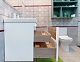 Бриклаер Мебель для ванной Брайтон 100 (Фостер) белая матовая/дуб кера – картинка-23